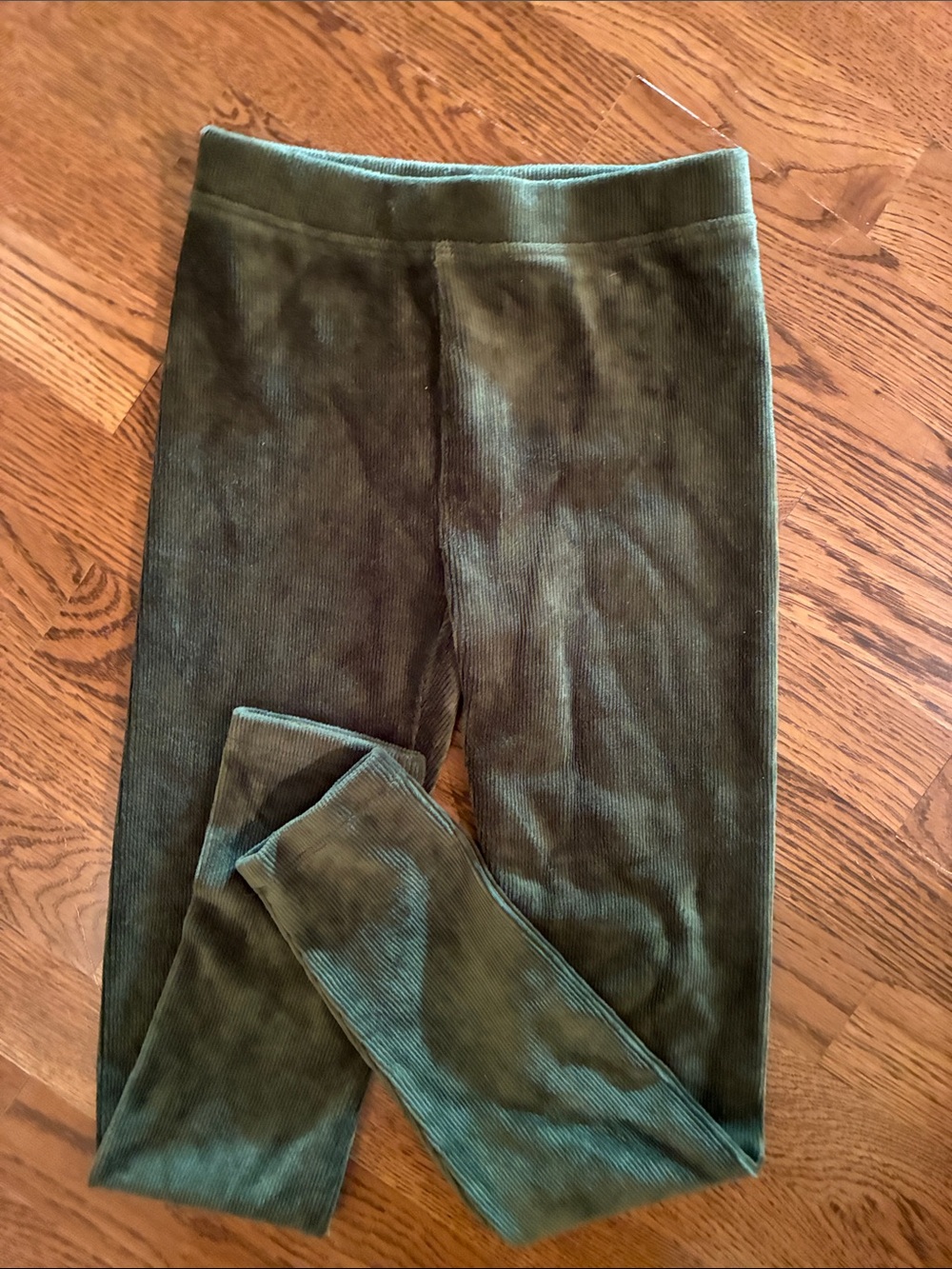Crewcuts velvet cord leggings, size 8